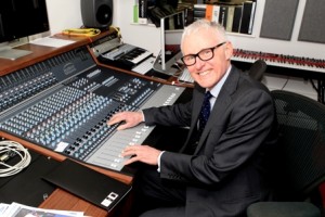 Norman Lamb in the new music studio at the Highfield Unit Oxford