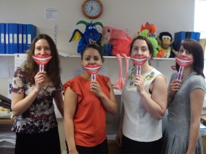 Big smiles from our oral health promotion team