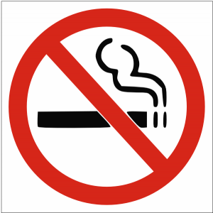 No smoking sign