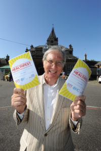 The Oxford Health Charity's Healthfest 2019 at The Warneford Hospital, Oxford. David Walker, Chairman of Oxford Health NHS Foundation Trust.