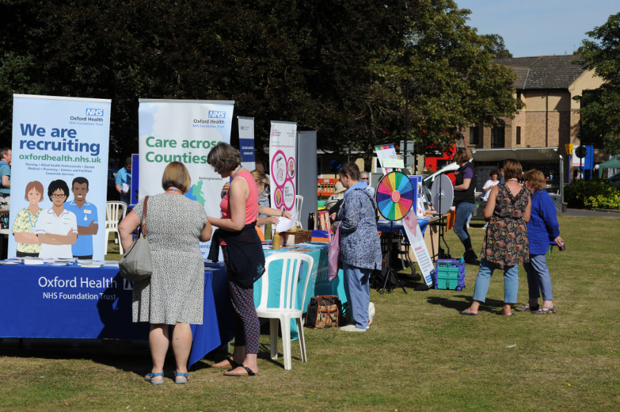 The Oxford Health Charity's Healthfest 2019 at The Warneford Hospital, Oxford.