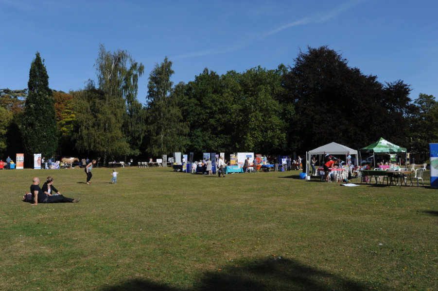 The Oxford Health Charity's Healthfest 2019 at The Warneford Hospital, Oxford. David Walker, Chairman of Oxford Health NHS Foundation Trust.