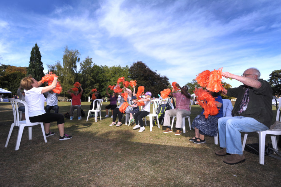 The Oxford Health Charity's Healthfest 2019 at The Warneford Hospital, Oxford.