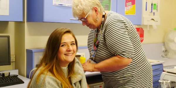 Image related to Front line flu clinic arrives at Luther Street