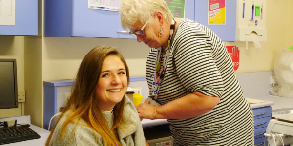 Front line flu clinic arrives at Luther Street