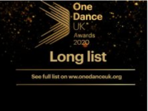 One Dance UK Awards logo.