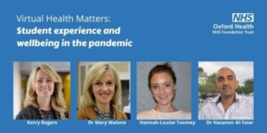 Banenr for past health matters event on Student experience in the pandemic