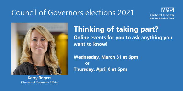 Banner for governor information event