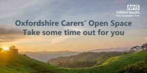 Carers' open space banner