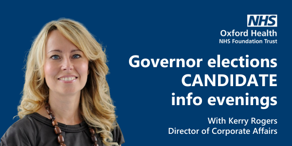 Governor elections: candidate info evenings with Kerry Rogers