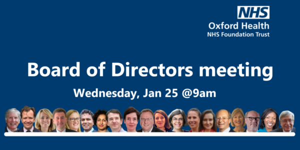 Board of Directors meeting, Weds 25 January