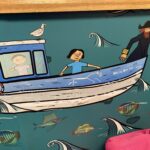 Part of the mural featured in the Children's waiting area at Abingdon Minor Injuries Unit.